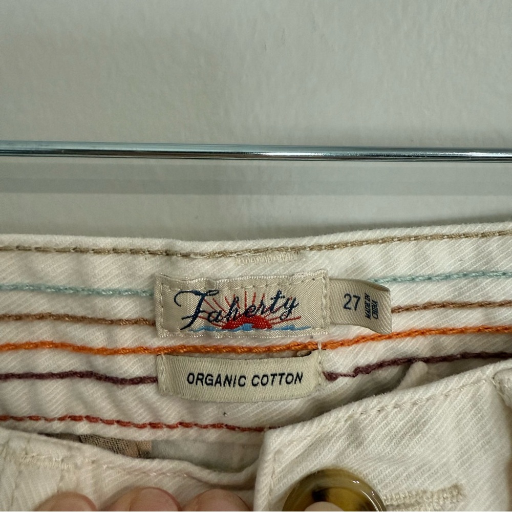 Faherty Straight Leg Endless Chino Pant in Natural - Picture 3 of 7